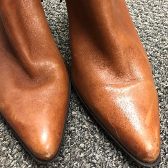 Two Lips Women’s Brown Leather Fringed Boots 7 1/2 - Picture 7 of 8